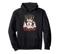 Husky Christmas Siberian Husky Dog Owner Holiday Xmas Sweat à Capuche