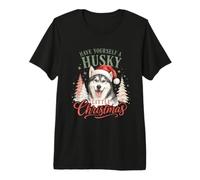 Husky Christmas Siberian Husky Dog Owner Holiday Xmas T-Shirt Haut de Gamme