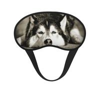 Husky de Sibérie,Masques de sommeil occultants, cache-yeux couvrants, masques de sommeil anti-lumière