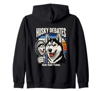 Husky débat sur Les Deux Points valides Sweat à Capuche