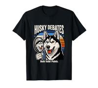 Husky débat sur Les Deux Points valides T-Shirt