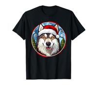 Husky Décoration de Noël en Verre teinté Motif Chien Maman Papa T-Shirt