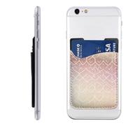 Husky Dog Imprimé Téléphone Card Holder Wallet, Adhésif 3M Stick sur Téléphone Wallet Case pour iPhone et Android, Joli motif pailleté., Taille unique, Décontracté