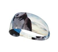 Husky Dogs Bandeau élastique réglable pour exercice, doux, respirant, idéal pour le football, la gym, le cyclisme