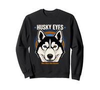 Husky Eyes Huskies de Sibérie Sweatshirt