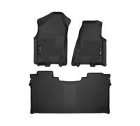 Husky Liners - 54608 s'adapte à la Dodge Ram 1500 à Cabine Double 2019-2020 avec boîte de Rangement d'usine X-act Contour Avant et Tapis de Sol 2ème siège