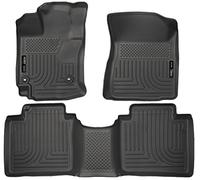 Husky Liners 98661 Black Weatherbeater Series Front and 2nd Seat Floor Liner