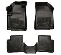 Husky Liners 99021 Convient aux Tapis de Sol Avant et 2e siège Dodge Dart Weatherbeater 2013-16, Noir