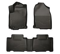 Husky Liners 99531 WeatherBeater Black Front and 2nd Seat Floor Liner by Husky Liners
