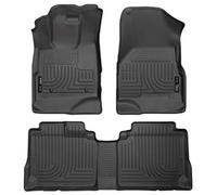 Husky Liners Custom Fit Front and Second Seat Floor Liner Set for Select Chevrolet Equinox/GMC Terrain Models (Black) by Husky Liners