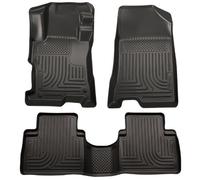 Husky Liners Custom Fit WeatherBeater Front and Second Seat Floor Liner Set for Select Kia Sorento Models (Black) by Husky Liners