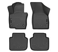 Husky Liners Custom Fit WeatherBeater Molded Front and Second Seat Floor Liner for Select Volkswagen Passat Models (Black) by Husky Liners
