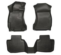 Husky Liners Custom Fit WeatherBeater Molded Front and Second Seat Floor Liner Set for Select Subaru Legacy/Outback Models (Black) by