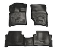 Husky Liners Fits 2007-15 Audi Q7 Bench Seats Weatherbeater Front & 2nd Seat Floor Mats