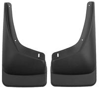 Husky Liners - Front Mud Guards | 2002-2006 Chevrolet Avalanche 1500/2500, 1999-2006 Chevrolet Silverado 1500 Fleetside/2500/Suburban w/o Fender Flares, and More, Front Set - Black, 2 Pc | 56251
