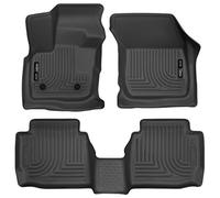 Husky Liners - Weatherbeater | Compatible avec Ford Fusion/MKZ 2017-2020 - Doublure Avant et 2ème rangée - Noir, 3 pièces | 98791