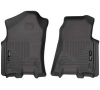 Husky Liners | Weatherbeater | Convient au Ram 1500 2019-2022 (Cabine Double, Cabine Quad) | Doublure de rangée Avant, Noir | 13741