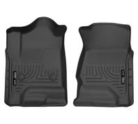 Husky Liners Weatherbeater Series | Revêtement de Plancher Avant - Noir | 18231 | Convient aux Cadillac Escalade/ESV/Suburban/Tahoe/GMC Yukon/XL, Silverado/Sierra 1500 2015-2019 Crew/Double Cab