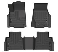 Husky Liners Weatherbeater Series | Revêtements de Plancher pour sièges Avant et 2e - Noir | 95411 | Convient aux Jeep Grand Cherokee 2022 (Nouveau Style de carrosserie)