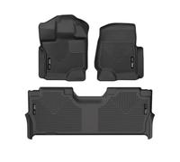 Husky Liners X-act Contour 53468 Tapis de Sol de Voiture, 3 pièces, Rangement à Plat, Repliable, pour l’Avant et l’arrière, Noir