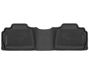 Husky Liners X-act Contour Floor Mats | Fits Various 2007-2014 Chevrolet Silverado & GMC Sierra, Suburban, Yukon, Tahoe, Cadillac Escalade (See Description) | 2nd Row, 1-pc Black - 53201