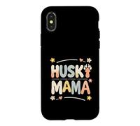 Husky Mama, Funny Dog Lover Paw Coque pour iPhone X/XS