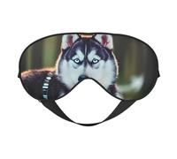 Husky Masque pour les yeux respirant avec couverture intégrale et réglable pour la sieste la nuit