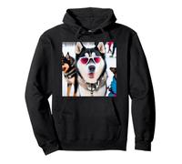 Husky Mushing et traîneau pour Chien Sweat à Capuche