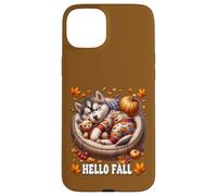 Husky Owner Must Haves Hello Fall Decor for Husky Lover Coque pour iPhone 15 Plus