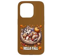 Husky Owner Must Haves Hello Fall Decor for Husky Lover Coque pour iPhone 15 Pro