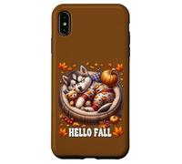 Husky Owner Must Haves Hello Fall Decor for Husky Lover Coque pour iPhone XS Max