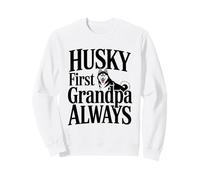 Husky, Premier Grand-père, Toujours Amoureux des Chiens Sweatshirt