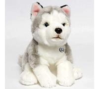 Husky Smilla Peluche chien de traîneau Alaska Malamute assis