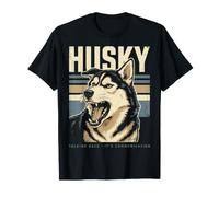 Husky Talking Back It's Communication Dog Humour T-Shirt