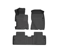 Husky Tapis de Sol Voiture, Sacs conçu sur Mesure Avant et Second Siège de Sol Ensemble de Liner pour Certains modèles de Honda Civic, Noir