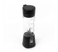 Huslog Blender Portable Sans Fil 180W, 470ml, 6 Lames Inox, Rechargeable USB-C/USB-A, Verrouillage de sécurité, Compact avec Poignée, Mixeur Smoothie pour Fruits, Glace, Shakes Protéinés, Noir