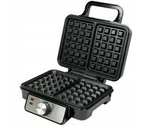 Huslog Machine À Gaufres, 1200W, Machine À Gaufres Duo, Gaufrier, Revêtement Antiadhésif, Gaufres, Réglage De La Température