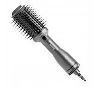 Huslog GlamIonic brosse soufflante ionique 1200 W, sèche-cheveux, graphite | Brosse brushing avec air froid, 2 programmes, 2 niveaux de flux d'air, cordon rotatif de 70 cm, crochet de suspension