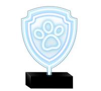 huslog Lampe néon LED Pat' Patrouille - Patte Lumineuse sur Socle - Décoration Chambre d'enfant - Veilleuse USB - Cadeau pour Petite Fille ou Garçon