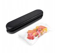 Huslog Mini Machine Sous Vide Alimentaire Portable, 2 Modes Sec & Humide, Fonction Pulse, Rechargeable USB avec Écran LCD, 10 Sacs Inclus, Compacte et Sans Fil, Noir