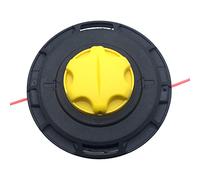 Husmax 120950010 Tête de débroussailleuse pour moulinet Easy Ryobi RY29550 RY30530 RY30550 RY30570 RY34420 RY3440 Homelite 308923014 308923015 51880000000000000 5 (bouton jaune tête de débroussaille