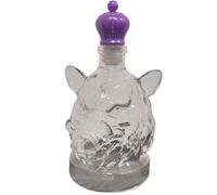 Husoiuy Bouteilles À Vin | Statue D'Art En Verre Sanglier Décanter À Whisky | Distributeur D'Alcool Décoratif Pour Bourbon Brandy Tequila | Étagère Armoire Salon Restaurant Homme Barman