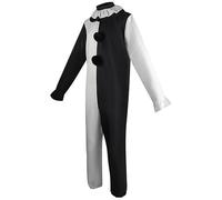 Husoiuy Costume De Clo-wn D'Halloween Art The Clo-wn | Combinaison De Clo-wn Terrifiant Cosplay - Costume De Carnaval Pour Adulte Du Film Kil-ler