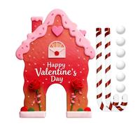 Husoiuy Jeu De Golf Canne En Sucre,Bâtons Sucre d'Orge Portable Amusement Familial Intérieur Et Extérieur | Set De Parcours De Golf En D'Épices De Noël | Pour Réunions Familiales et Carnavals lors des