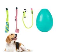 Husoiuy Jouet de friandises pour Chien, Distributeur de friandises pour Chien - Cordes pour Chiens Robustes | Heavy Duty Encourage la Formation aux compétences de Recherche de Nourriture Naturelle