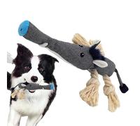 Husoiuy Jouets en Peluche pour Chiens à mâcher, Jouets à mâcher pour Chiots, Jouets à Mordre et à broyer avec nœud en Corde de Coton, Jouets de meulage de Chien de Noeud de Corde de Coton pour Les