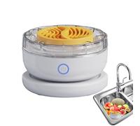 Husoiuy Nettoyeur de Fruits | Nettoyeur de Produits Portatif USB Sans Fil Rechargeable,Accessoire De Cuisine Portable Automatique Rechargeable Avec Rotation Pour Cuisiner, Enlever La Saleté Et Rinçage