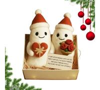 Husoiuy Peluche De Fantôme De Noël | Confort Doux des Fêtes - Fantôme en Peluche Mignon De Noël pour Amitié | pour Maison Chambre Bureau École Dortoir Appartement Voiture Halloween Automne