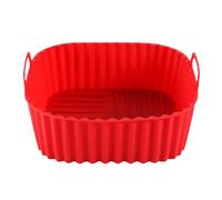 Husoiuy Revêtements Réutilisables Pour Friteuse Sans Huile,Plateau Carré pour Four à Friteuse | Ustensile de Cuisine Antiadhésif pour Cuisson Grill Rôtisserie Maison Appartement Famille Camping Gâteau