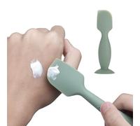 Husoiuy Spatule À Crème En Silicone Pour Bébé | Applicateur De Pâte De Silicone Souple Portable | Brosse À Crème Pour Couches Avec Ventouse - Spatule À Pâte Douce Et Sûre Pour Nouveau-nés